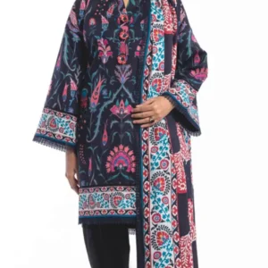 Printed 2-Piece Women's Suit with Patterned Dupatta